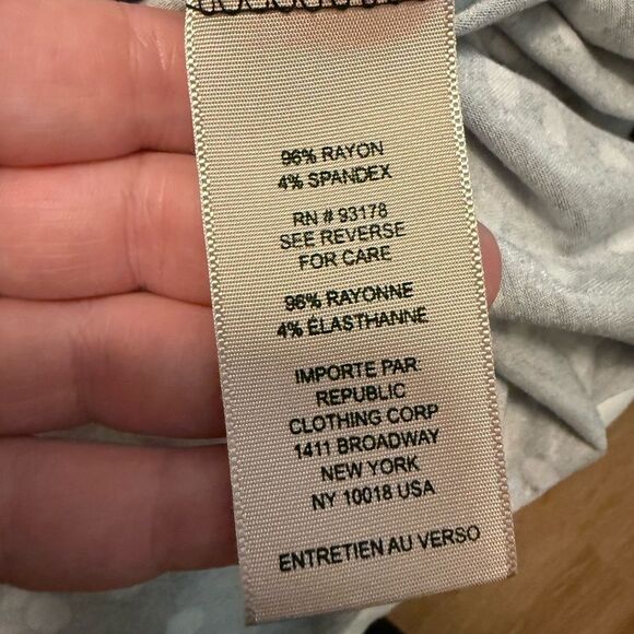 Philosophy Short Sleeve Polka Dot Top Size 2X - Picture 6 of 7